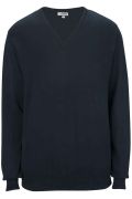 V-Neck Cotton Blend Sweater