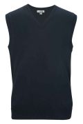 V-Neck Cotton Blend Sweater Vest