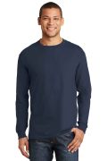 Hanes Beefy-T -  100% Cotton Long Sleeve T-Shirt.  5186