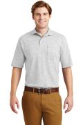 JERZEES -SpotShield 5.6-Ounce Jersey Knit Sport Shirt with Pocket. 436MP