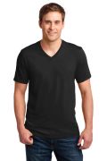 Anvil 100% Combed Ring Spun Cotton V-Neck T-Shirt. 982