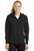 Sport-Tek Ladies Full-Zip Hooded Fleece Jacket. L265