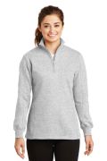 Sport-Tek Ladies 1/4-Zip Sweatshirt. LST253