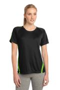 Sport-Tek Ladies Colorblock PosiCharge Competitor Tee. LST351