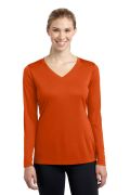 Sport-Tek Ladies Long Sleeve PosiCharge Competitor V-Neck Tee. LST353LS