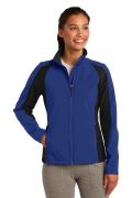 Sport-Tek Ladies Colorblock Soft Shell Jacket. LST970