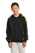 Sport-Tek Youth Sleeve Stripe Pullover Hooded Sweatshirt. YST265