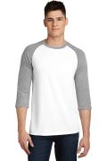 District Young Mens Very Important Tee 3/4-Sleeve Raglan. DT6210