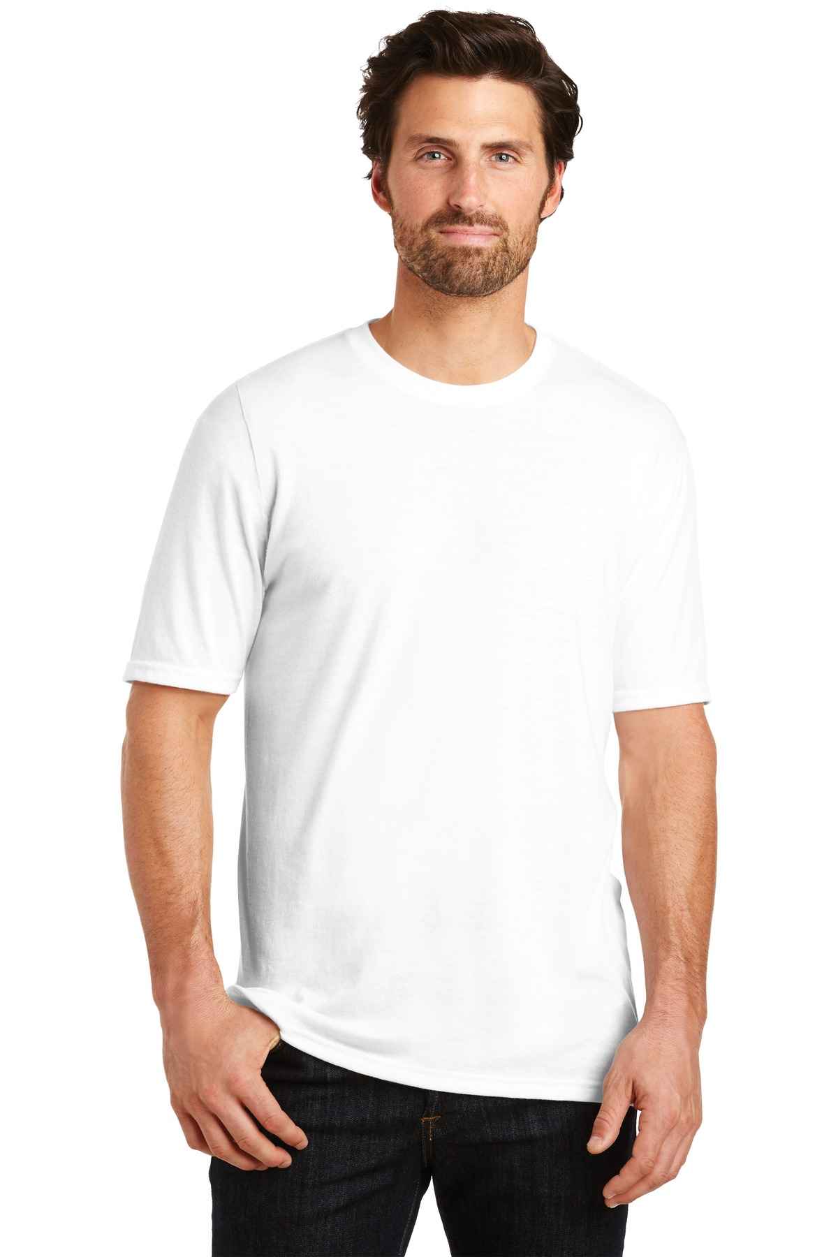 District Made Mens Perfect Tri Crew Tee. DM130