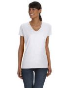 Fruit of the Loom Ladies' 5 oz. HD Cotton V-Neck T-Shirt - L39VR