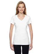 Fruit of the Loom Ladies' 4.7 oz. Sofspun Jersey Junior V-Neck T-Shirt - SFJVR