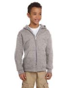 Champion Youth 9 oz. Double Dry Eco Full-Zip Hood - S890