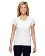 Champion Ladies' Vapor Cotton Short-Sleeve V-Neck T-Shirt - T050