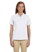 Harriton Ladies' 6 oz. Ringspun Cotton Piqu Short-Sleeve Polo - M200W