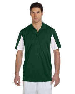 Harriton Men's Side Blocked Micro-Piqu Polo - M355