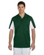 Harriton Men's Side Blocked Micro-Piqu Polo - M355