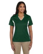 Harriton Ladies' Side Blocked Micro-Piqu Polo - M355W