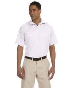 Harriton Men's 3.8 oz. Polytech Mesh Insert Polo - M374