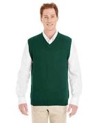 Harriton Men's Pilbloc V-Neck Sweater Vest - M415