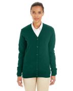 Harriton Ladies' Pilbloc V-Neck Button Cardigan Sweater - M425W