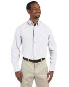 Harriton Men's 3.1 oz. Essential Poplin - M510