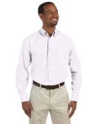 Harriton Men's Tall 3.1 oz. Essential Poplin - M510T