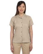 Harriton Ladies' Bahama Cord Camp Shirt - M570W