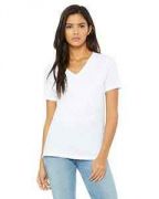 Bella + Canvas Ladies' Relaxed Jersey V-Neck T-Shirt - 6405