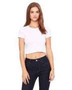 Bella + Canvas Ladies' Poly-Cotton Crop T-Shirt - 6681