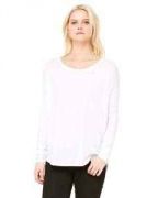 Bella + Canvas Ladies' Flowy Long-Sleeve T-Shirt with 2x1 Sleeves - 8852