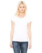 Bella + Canvas Ladies' Baby Rib Short-Sleeve Scoop Neck T-Shirt - B1003