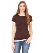 Bella + Canvas Ladies' Sheer Jersey Short-Sleeve 2-in-1 T-Shirt - B8102