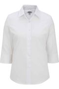 Edwards Ladies' Easy Care Poplin Blouse - 3/4 Sleeve - 5037