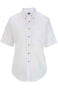 Edwards Ladies' Easy Care Short Sleeve Poplin Shirt - 5230