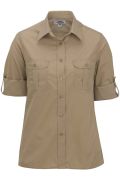 Edwards Ladies' Poplin Roll Up Sleeve Shirt - 5288