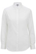 Edwards Ladies' Batiste Banded Collar Shirt - 5392