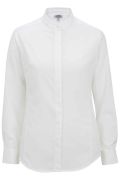 Edwards Ladies' Batiste Banded Collar Shirt - 5392