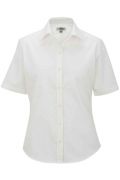 Edwards Ladies' Cottonplus Short Sleeve Twill Shirt - 5740