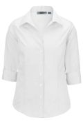 Edwards Ladies' Oxford Non-Iron Dress Blouse - 3/4 Sleeve - 5976