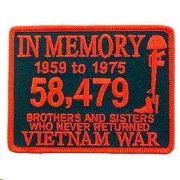 Patch-Vietnam, In Memory Red/Blk/Red