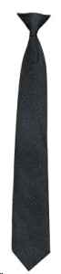 Black Clip-On Tie