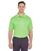 UltraClub Men's Cool & Dry Jacquard Stripe Polo - 8220