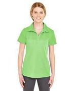 UltraClub Ladies' Cool & Dry Jacquard Stripe Polo - 8220L