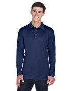 UltraClub Adult Cool & Dry Sport Long-Sleeve Polo - 8405LS