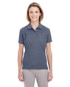 UltraClub Ladies' Heathered Piqu Polo - UC100W