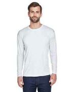 UltraClub Adult Cool & Dry Sport Long-Sleeve Performance Interlock T-Shirt - 8422