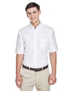 UltraClub Men's Classic Wrinkle-Resistant Short-Sleeve Oxford - 8972