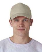 UltraClub Adult Classic Cut Cotton Twill 5-Panel Cap - 8120