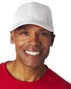 UltraClub Adult Classic Cut Cotton Twill6-Panel Cap - 8121