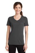 Port & Company Ladies Performance Blend V-Neck Tee. LPC381V